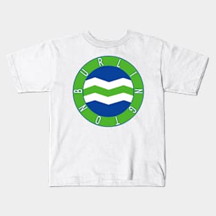 Burlington Flag Decal Kids T-Shirt